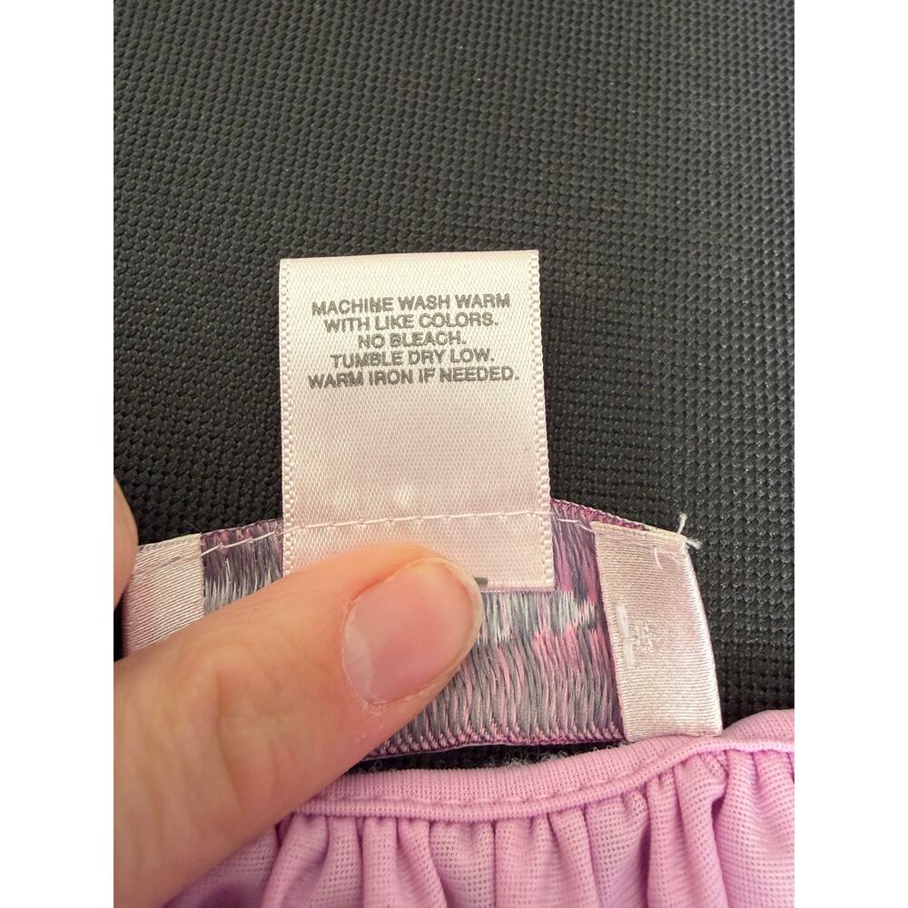 Vintage Shadowline Pink Petals Nightgown - Size L - Maxi Flutter Princess - Picture 5 of 5